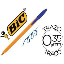 BOLIGRAFO BIC FINO AZUL NARANJA