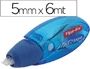 CORRECTOR CINTA TIPPEX MICRO TAPE AZUL 44329