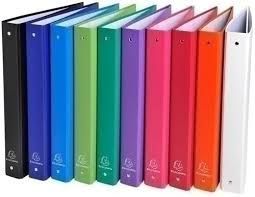 CARPETA 4 ANILLAS 30MM A4 EXACOMPTA COLORES SURTIDOS