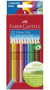 CREYONES FABER CASTELL 12 COLORES SOFT GRIP TRIANGULARES