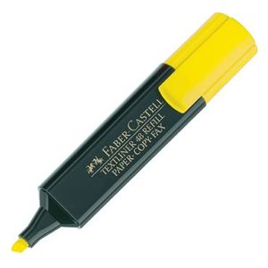 ROTULADOR FLUORESCENTE AMARILLO FABER CASTELL TEXTLINER 48