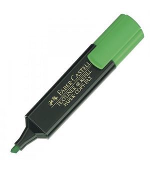 ROTULADOR FLUORESCENTE VERDE FABER CASTELL TEXTLINER 48