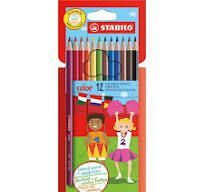 CREYONES 12 STABILO COLOR 1912/77 LAPICES COLORES