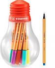ESTUCHE BOMBILLA 12 STABILO POINT 88 MINI COLORFUL IDEAS