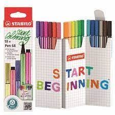 ESTUCHE STABILO PEN 18 COLORES 6818/8