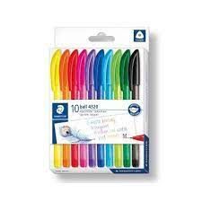 C/ BOLIGRAFOS TRIPLUS 10 COLORES STAEDTLER BALL 4320 MC10