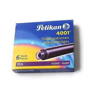 C/. 6 CARTUCHOS TINTA VIOLETA PELIKAN 4001 301697