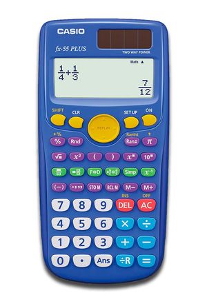 CASIO FX-55 PLUS CALCULADORA CIENTIFICA AZUL