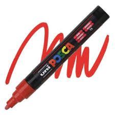 ROTULADOR POSCA ROJO 1.8 - 2.5