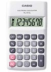 CASIO HL-815L-WE-W BOLSILLO 8D CALCULADORA BLANCO