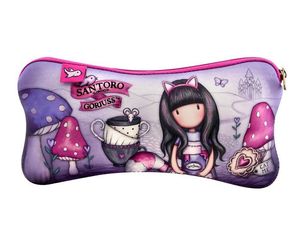 PORTATODO NEOPRENO GORJUSS ESTUCHE VIOLETA SETAS