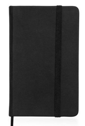 CUADERNO C/ GOMA 100H LISO NEGRO CU4060N