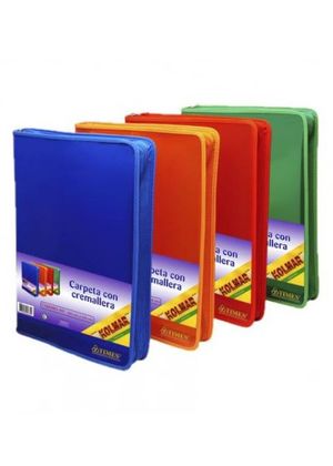 CARPETA CREMALLERA MANIFOL A4