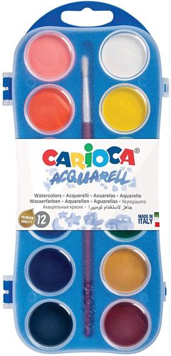 CAJA ACUARELAS 12 CARIOCA 42400