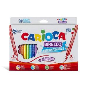 ROTULADORES CARIOCA 24 DOBLE PUNTA BIRELLO