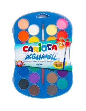 CAJA ACUARELAS 24 CARIOCA 42405