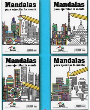 LIBRO MANDALAS ANIMALES / CIUDADES 64 PAG
