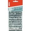 BLISTER LETRAS NEGRAS 20MM REF 4420