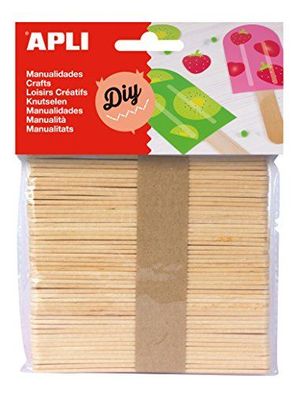 BOLSA PALOS POLO ESTRECHO NATURAL 50 U APLI 13063