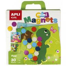 CAJA 30 IMANES MINI MAGNETS FIELD APLI KIDS 16873