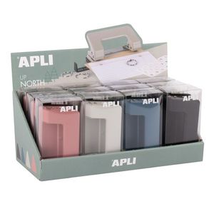 TALADRO APLI 2 AGUJEROS NORTH 4 COLORES PERFORADORA 19971