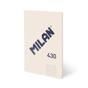 LIBRETA BLANCA MILAN A4 ENCOLADA 5MM 48H 95 GR 430