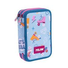 ESTUCHE PLUMIER MILAN 2 PISOS ROLLER
