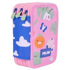ESTUCHE PLUMIER MILAN 3 PISOS GREEN GROW
