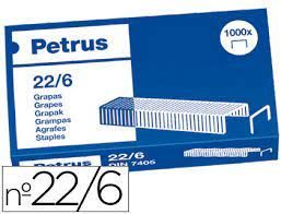 C/ GRAPAS 22/6 PETRUS COBREADAS CAJITA 1000 UDS 03758