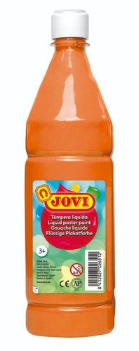 TEMPERA LIQUIDA 1 LITRO NARANJA JOVI
