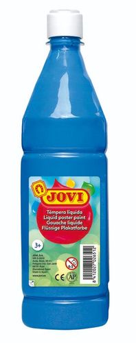 TEMPERA LIQUIDA 1 LITRO AZUL CYAN JOVI