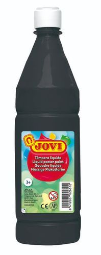 TEMPERA LIQUIDA 1 LITRO NEGRA JOVI