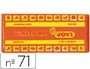 PLASTILINA MEDIANA NARANJA 150G JOVI 22140