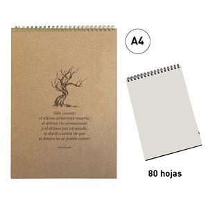 BLOC A4 BOCETOS 80H 120G ECO GRIS