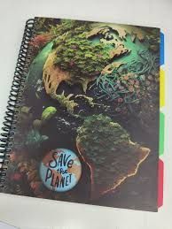 CUADERNO SENFORT A5 100H SEPARADORES SAVE THE PLANET