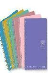 CUADERNO ESPIRAL SOFT A4 5MM 80H SENFORT MORADO