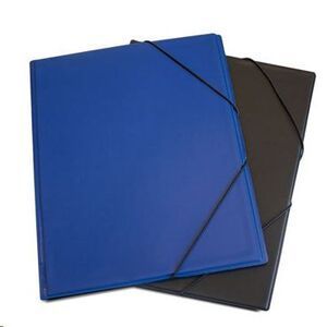 CARPETA PLASTIFICADA AZUL FOLIO SOLAPAS GRAFOPLAS