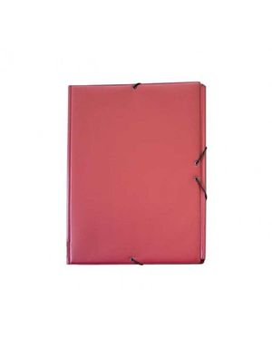 CARPETA PLASTIFICADA ROJA FOLIO SOLAPAS GRAFOPLAS