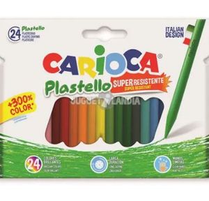CERAS CARIOCA PLASTELLO 24 COLORES