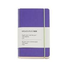 CUADERNO RETRO MIQUELRIUS A6 VIOLETA