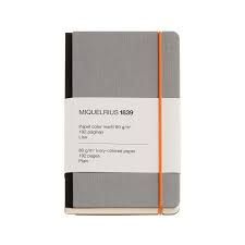 CUADERNO RETRO MIQUELRIUS A6 GRIS