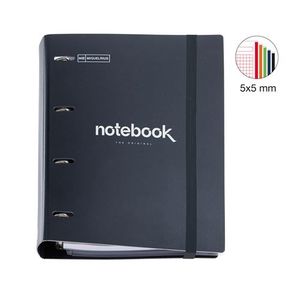 CARTAPACIO NOTEBOOK 4 ANILLAS EMOTIONS NEGRO