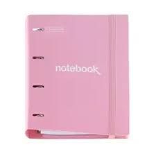 CARTAPACIO NOTEBOOK 4 ANILLAS EMOTIONS ROSA