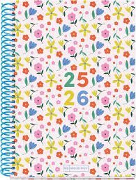 AGENDA ESCOLAR MIQUELRIUS SVH 2025-26 JUNIOR FLORES