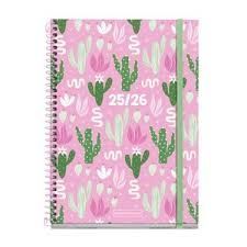 AGENDA ESCOLAR MIQUELRIUS 1DP 2025-26 TEEN PINK DESERT