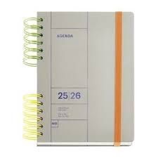 AGENDA ESCOLAR MIQUELRIUS 1DP 2025-26 BACK BASICS GRIS