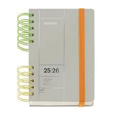 AGENDA ESCOLAR MIQUELRIUS 1DP 2025-26 ACTIVA BACK BASICS GRIS