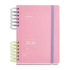 AGENDA ESCOLAR MIQUELRIUS SVH 2025-26 BACK BASICS ROSA