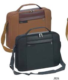 MALETIN NEGRO GRAFITO J824 MULTIFIN TELA/PIEL