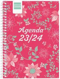 AGENDA ESCOLAR COOL 1/8 SVH 2023-24 FLORAL FINOCAM